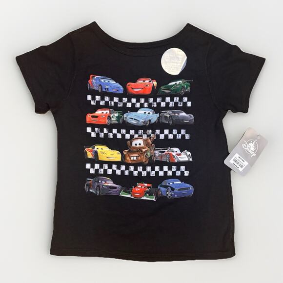 Disney Other - Disney Store Cars Lightning McQueen Boy Short Sleeve T Shirt Size XS 4 NWT